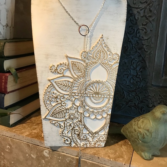 Bohemian geometric adjustable choker necklace - Picture 7 of 7